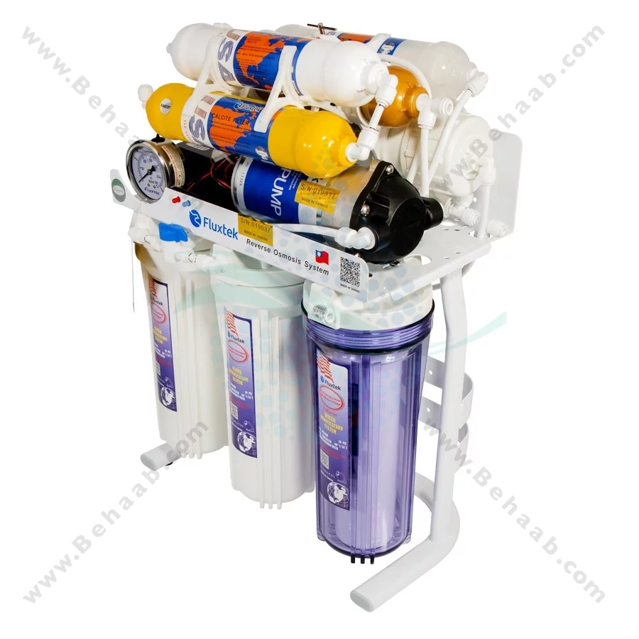 دستگاه تصفیه آب فلکستک 8 مرحله FE-115 هوشمند - Fluxtek FE-115 Smart 8 Stage RO Water Purification System