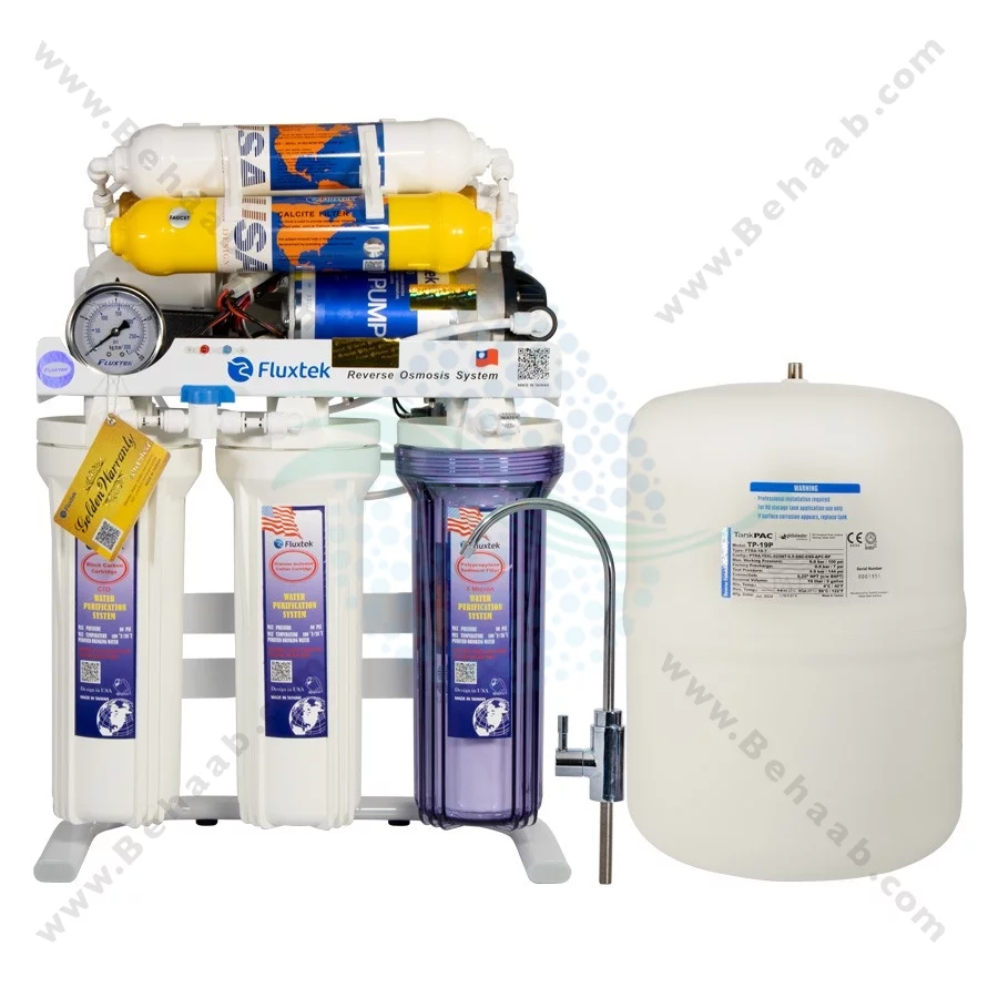 دستگاه تصفیه آب فلکستک 8 مرحله FE-115 هوشمند - Fluxtek FE-115 Smart 8 Stage RO Water Purification System