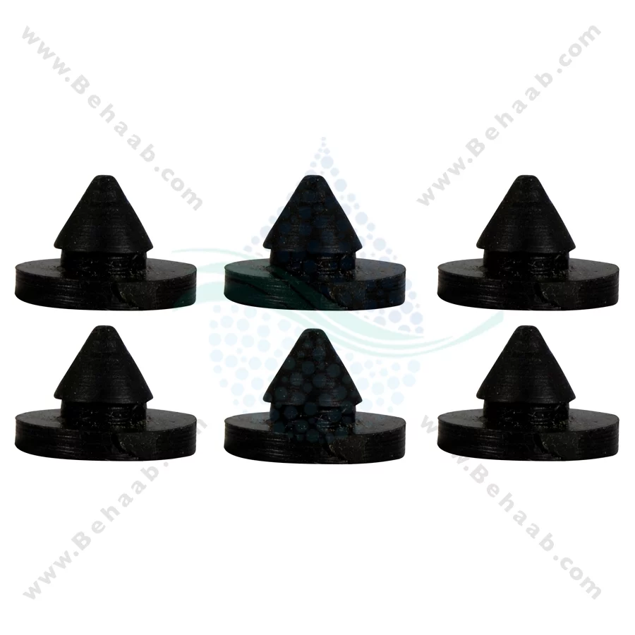 پایه پلاستیکی ضد لغزش براکت تصفیه آب - ست 6 تایی مدل BA-01 - Anti-Slip Plastic Water Purifier Bracket Base – 6Pcs BA-01