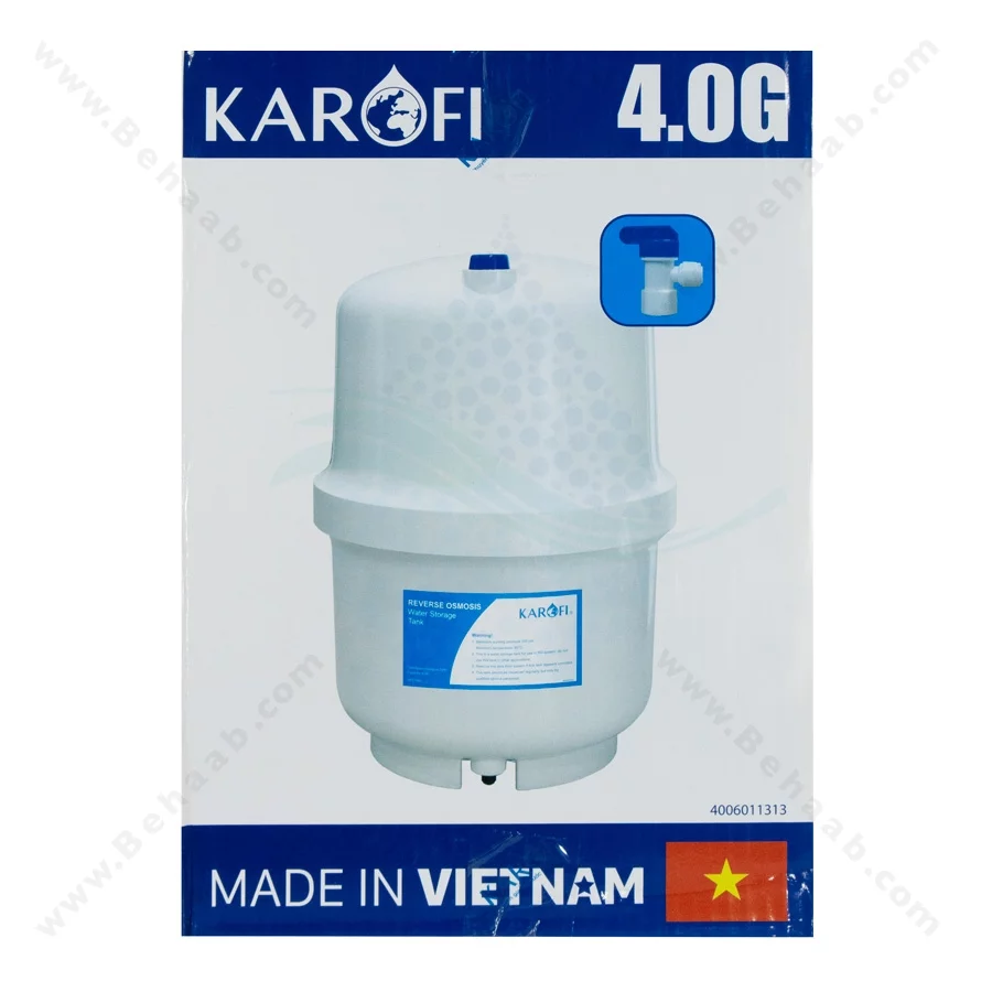 مخزن تصفیه آب 4 گالن کاروفی Karofi - Reverse Osmosis Water Storage Tank 4 Gallon Karofi
