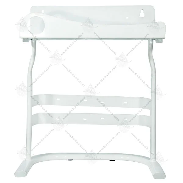 پایه تصفیه آب خانگی فلزی گیج کوچک توکار - RO 6 Stage Bracket Stand With Gauge