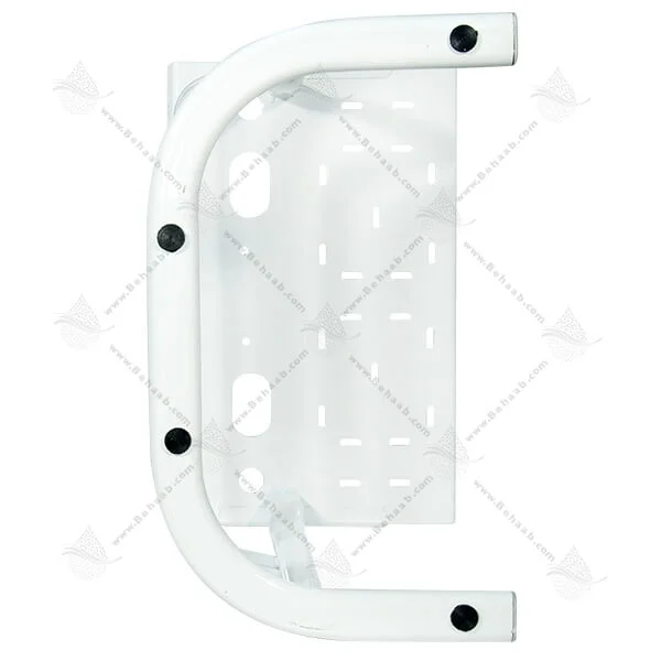 پایه تصفیه آب خانگی فلزی گیج کوچک توکار - RO 6 Stage Bracket Stand With Gauge
