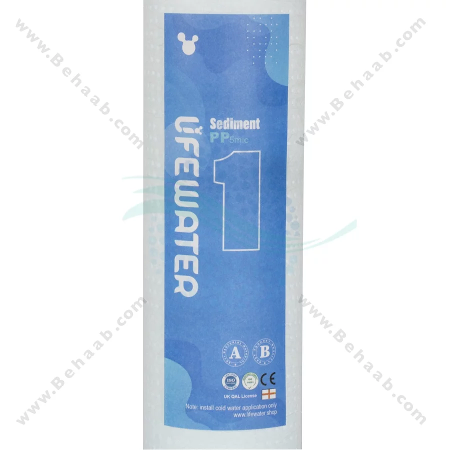 پک 3 عددی فیلتر تصفیه آب لایف واتر - Lifewater 3-Stage 10 Inch Water Filter Cartridge Set PP GAC CTO