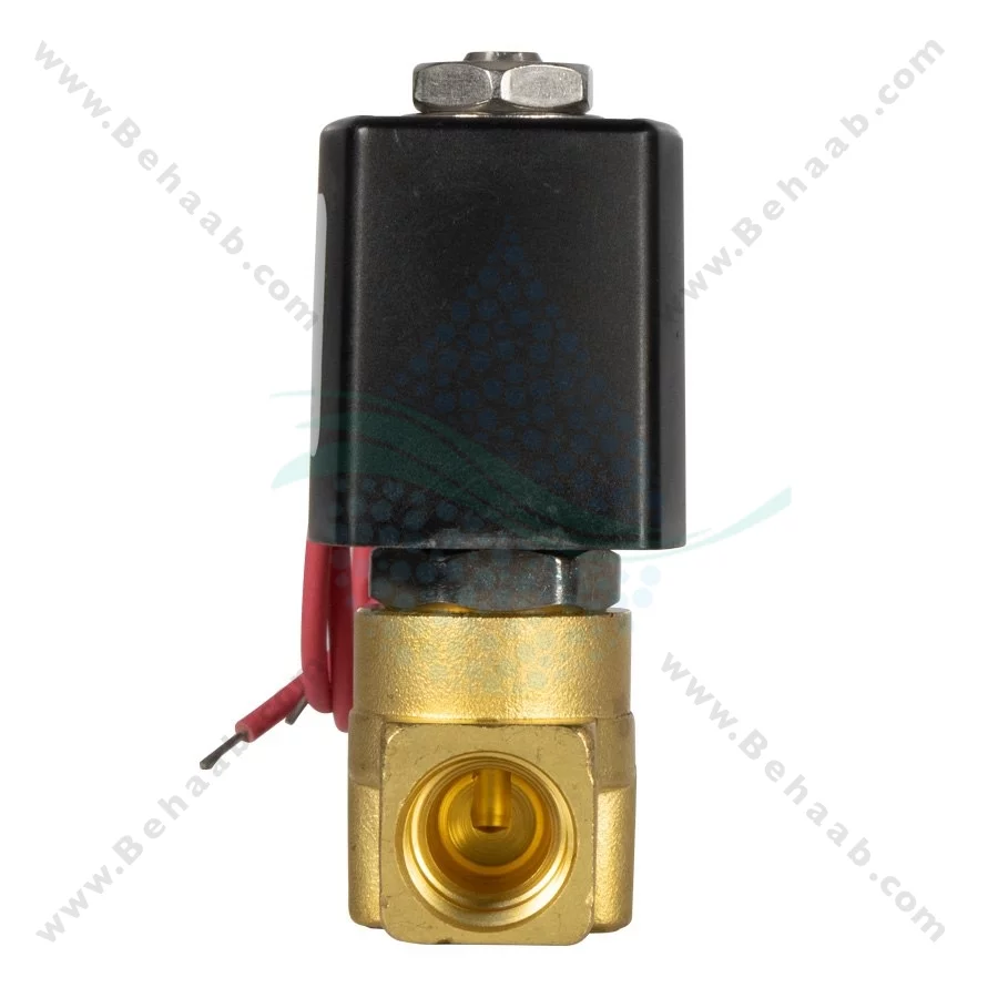 شیر برقی تصفیه آب 220 ولت ورودی 3/8 اینچ برنجی مدل FCWS1 - 3/8inch FCWS1 Ro Solenoid Valve 220V AC