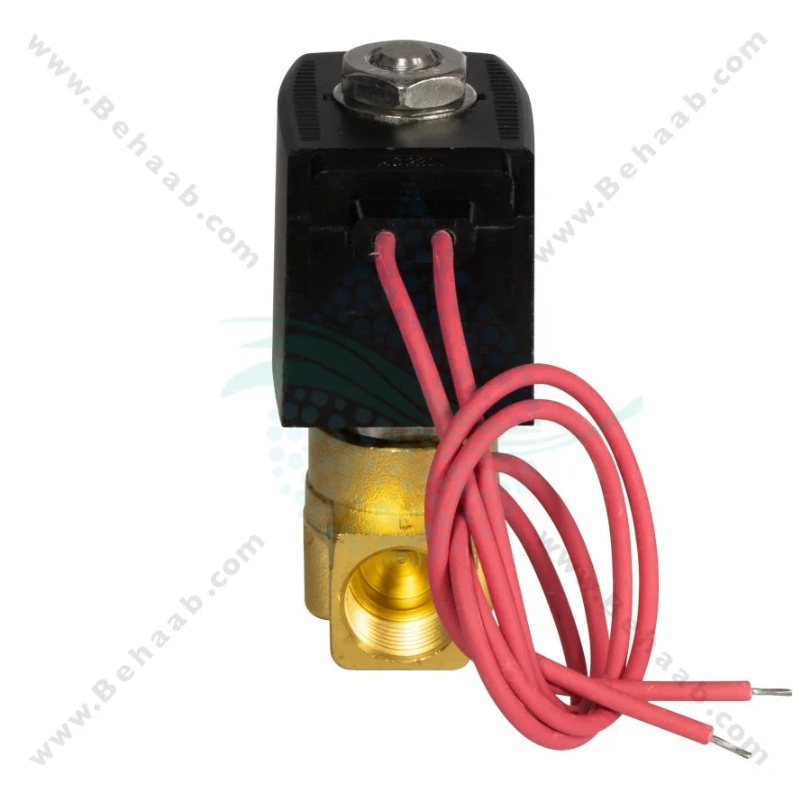 شیر برقی تصفیه آب 220 ولت ورودی 3/8 اینچ برنجی مدل FCWS1 - 3/8inch FCWS1 Ro Solenoid Valve 220V AC