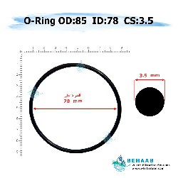 اورینگ تصفیه آب - قطر خارجی 85 ضخامت 3.5