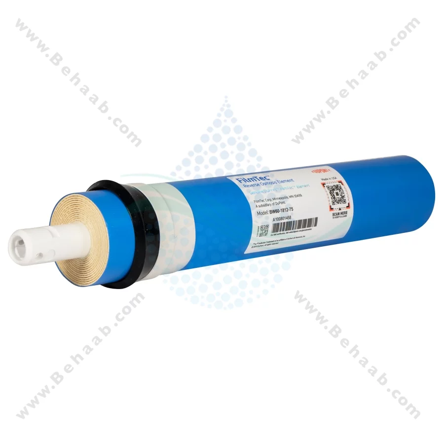 فیلتر ممبران فیلمتک 75 گالن مدل BW60-1812-75 اورجینال - Filmtec BW60-1812-75 75 GPD Reverse Osmosis RO Membrane
