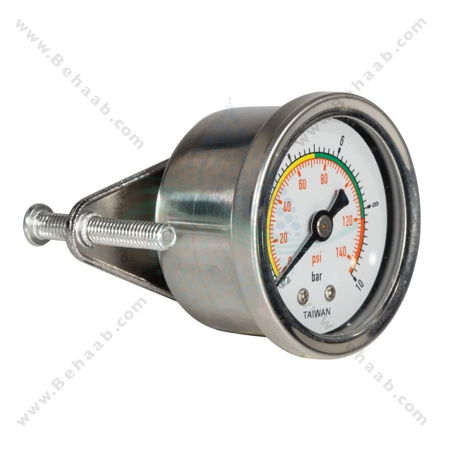 گیج فشار تصفیه آب 10 Bar کوچک مدل WPG-09 خشک - Water Pressure Gauge 0-10 Bar Dry WPG-09 Taiwan