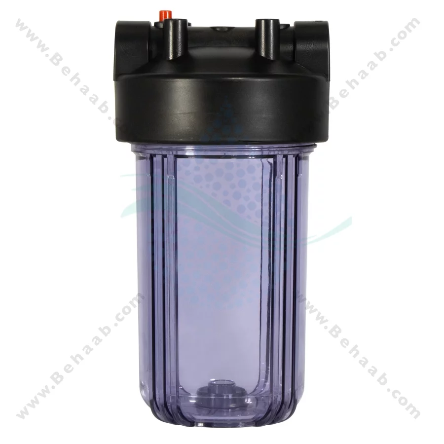 هوزینگ 10 اینچ جامبو ورودی 1 اینچ جتسان - Jetsun 10 Inch Jumbo Clear Water Filter Housing Single Stage with 1 Inch BSP Ports