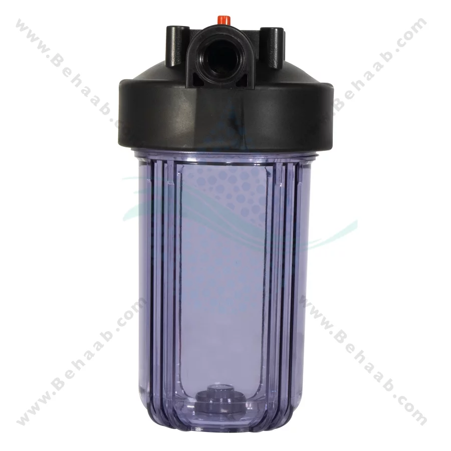هوزینگ 10 اینچ جامبو ورودی 1 اینچ جتسان - Jetsun 10 Inch Jumbo Clear Water Filter Housing Single Stage with 1 Inch BSP Ports