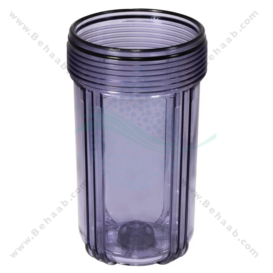 هوزینگ 10 اینچ جامبو ورودی 1 اینچ جتسان - Jetsun 10 Inch Jumbo Clear Water Filter Housing Single Stage with 1 Inch BSP Ports