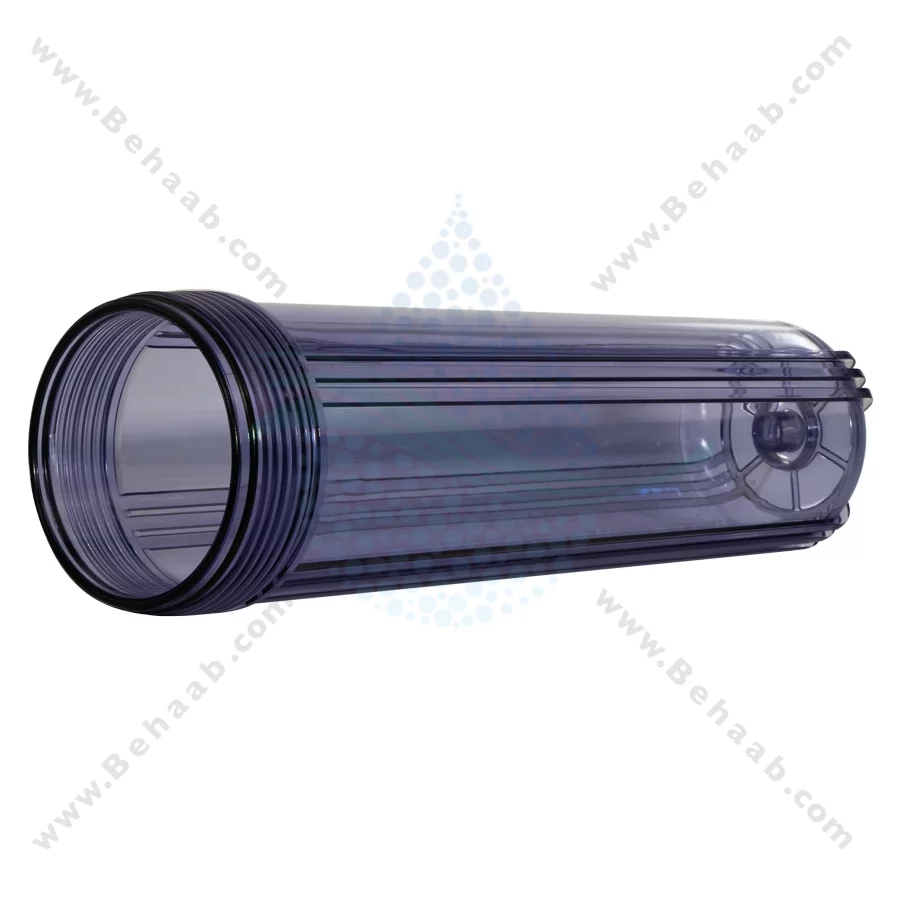 هوزینگ 20 اینچ جامبو ورودی 1 اینچ جتسان - Jetsun 20 Inch Jumbo Clear Water Filter Housing Single Stage with 1 Inch BSP Ports