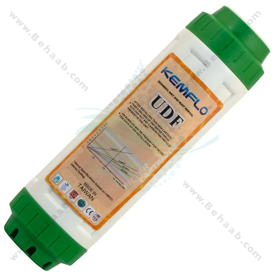 فیلتر کربن پودری کمفلو - 10-inch Granular Activated Carbon GAC Water Filter Cartridge Kemflo
