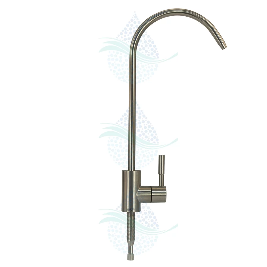 شیر تصفیه آب اهرمی SUS304 استیل مات - SUS304 Single Handle Drinking Water Filtration Faucet Matte Cream