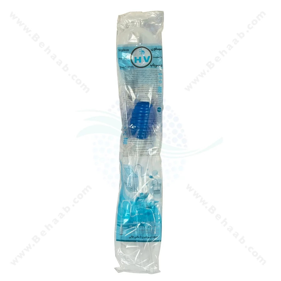 سیفون آکواریوم H.V.L sh شیردار - Aquarium Siphon Gravel Cleaner H.V.L SH with Valve