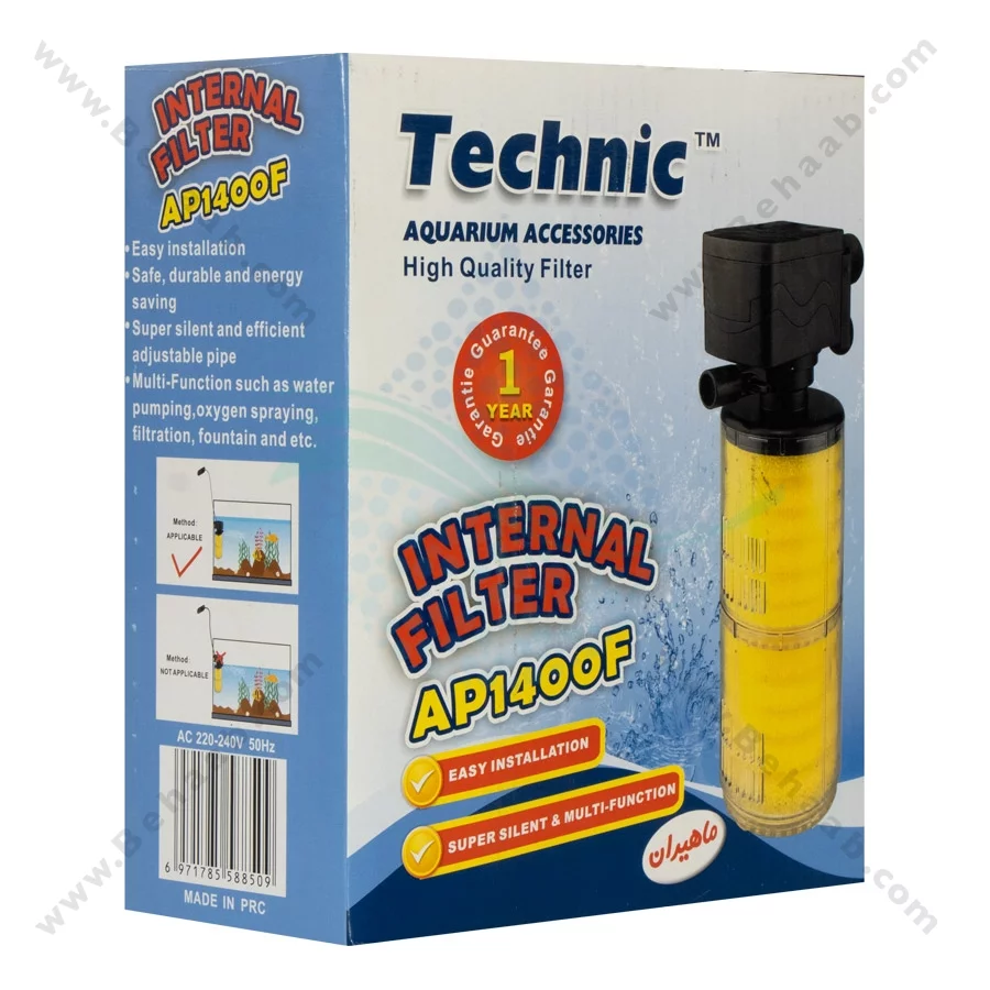 فیلتر داخلی آکواریوم تکنیک مدل AP1400F - Technic AP1400F Aquarium Internal Filter