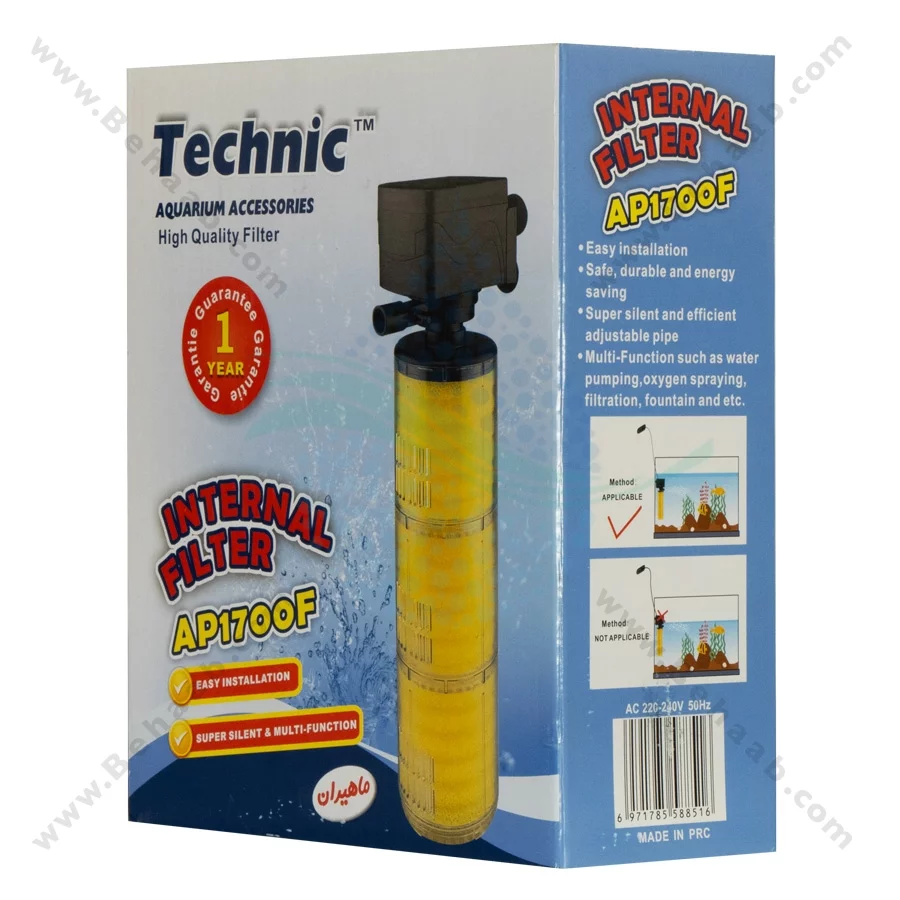 فیلتر داخلی آکواریوم تکنیک مدل AP1700F - Technic AP1700F Aquarium Internal Filter