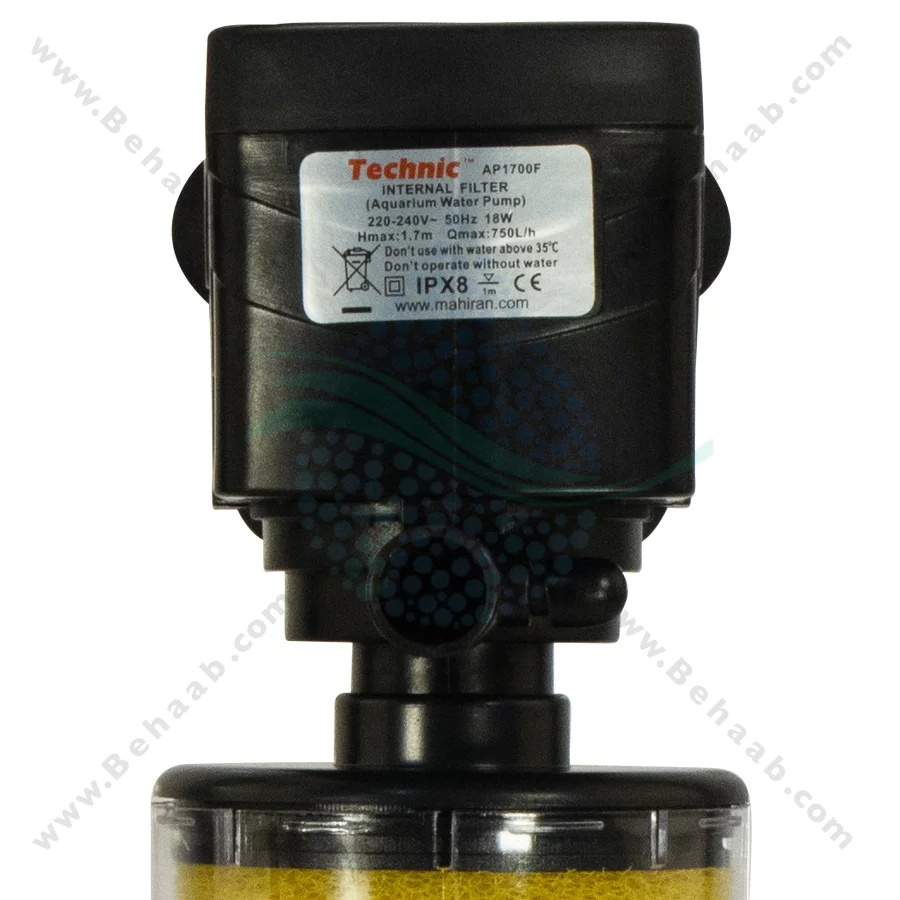 فیلتر داخلی آکواریوم تکنیک مدل AP1700F - Technic AP1700F Aquarium Internal Filter