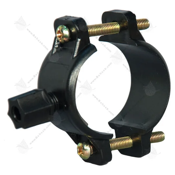 بست فاضلاب خانگی-مشکی - Drain saddle valves