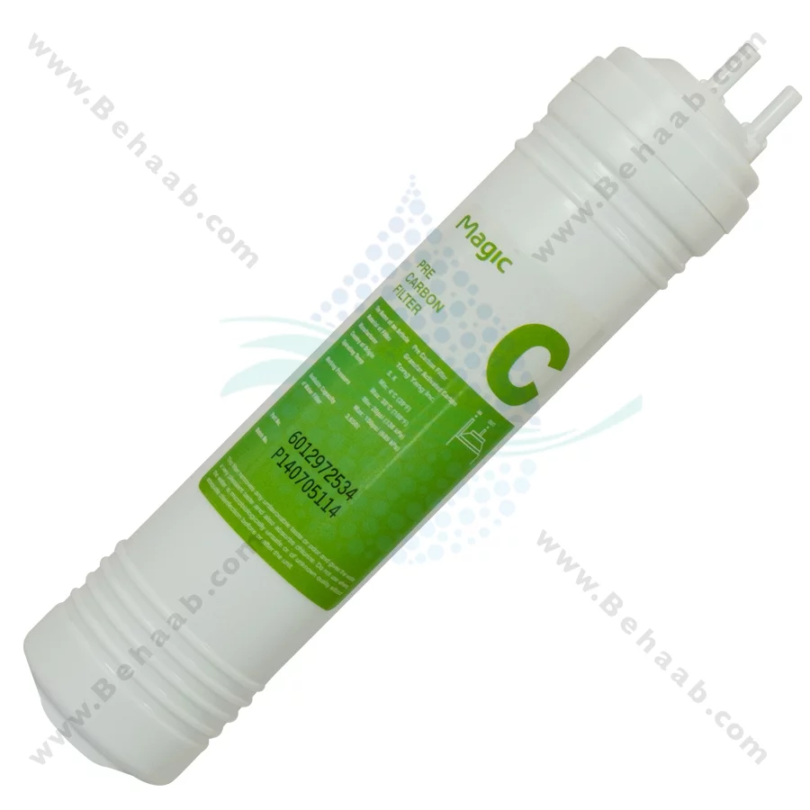 پک 3 عددی فیلتر آبسردکن مجیک سایز بزرگ - Magic 30cm Inline Water Cooler Filter Set Sediment Pre-Carbon & Post-Carbon
