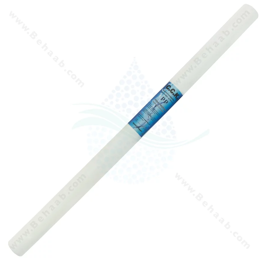 فیلتر الیافی 40 اینچ اسلیم 5 میکرون سی سی کا مدل PP-5Micron - 40inch 5Micron Sediment Polypropylene Water Filter Cartridge CCK PP-5Micron