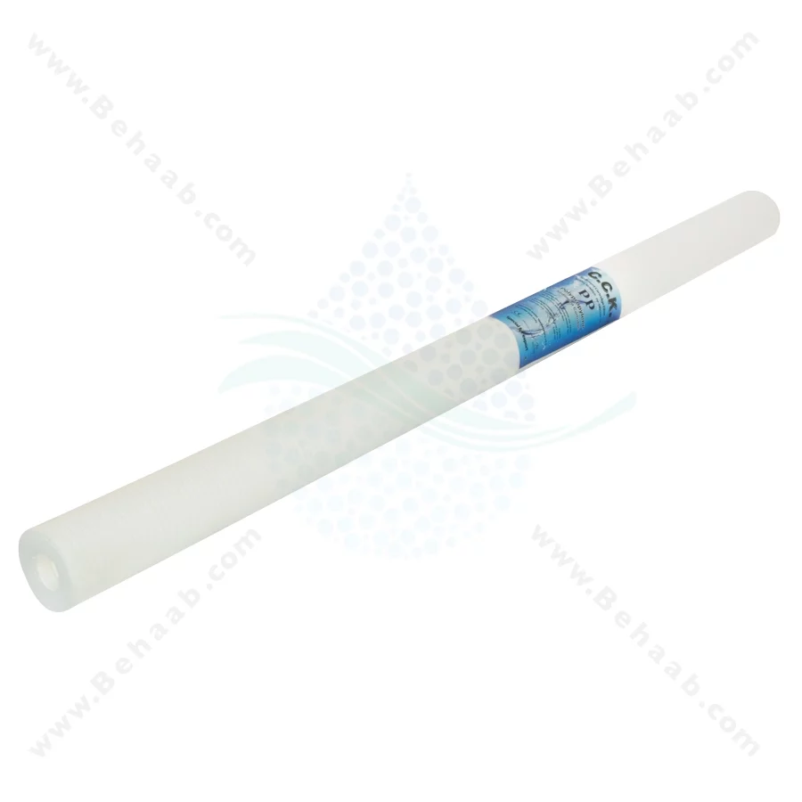 فیلتر الیافی 40 اینچ اسلیم 5 میکرون سی سی کا مدل PP-5Micron - 40inch 5Micron Sediment Polypropylene Water Filter Cartridge CCK PP-5Micron