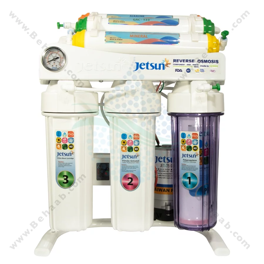 دستگاه تصفیه آب جت سان 8 مرحله - Jetsun 8 Stage RO Water Purification System