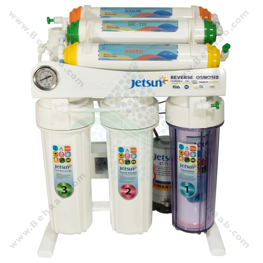 دستگاه تصفیه آب جت سان 8 مرحله - Jetsun 8 Stage RO Water Purification System