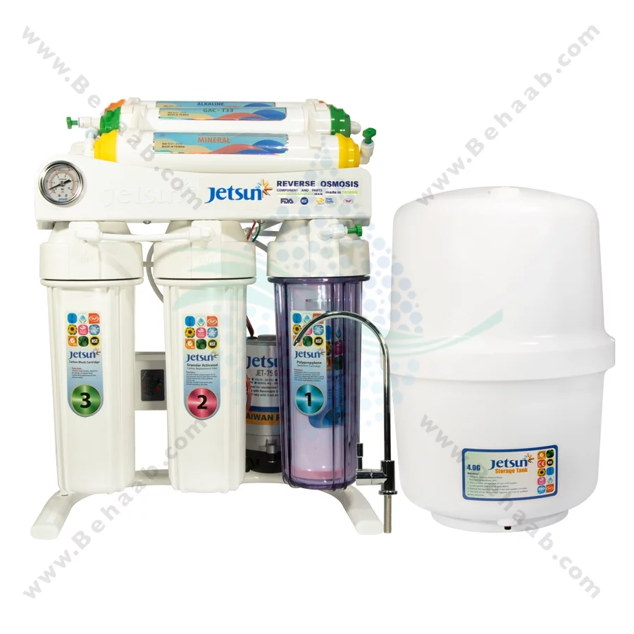 دستگاه تصفیه آب جت سان 8 مرحله - Jetsun 8 Stage RO Water Purification System