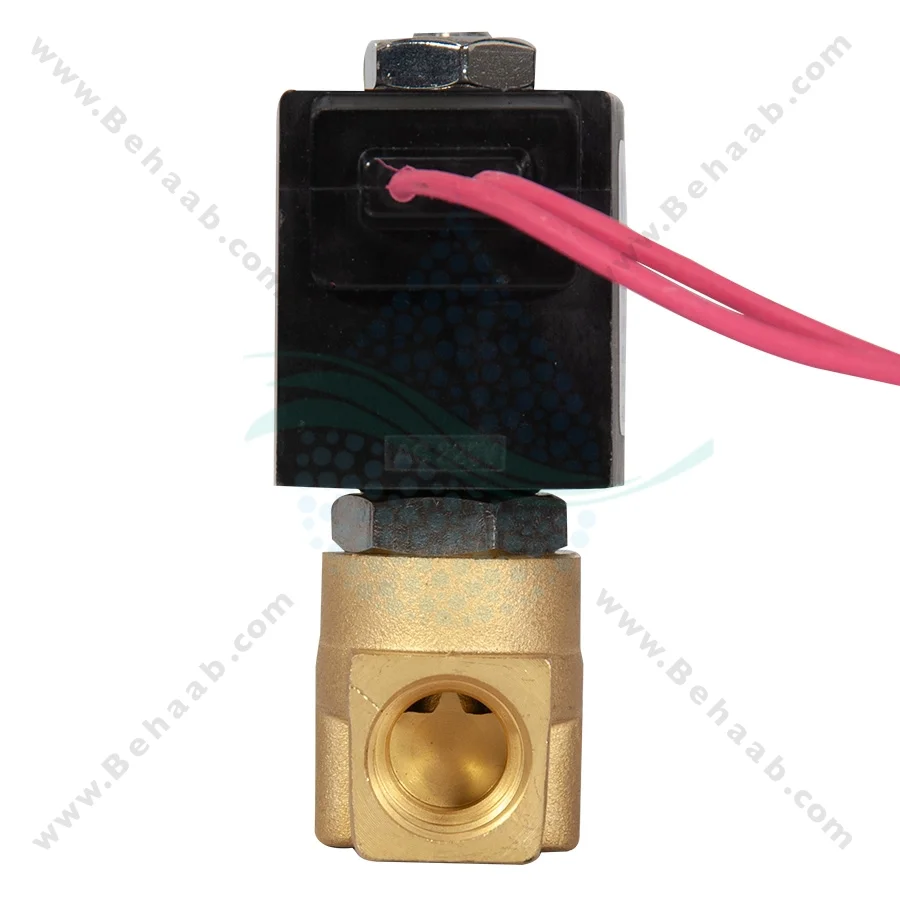 شیر برقی تصفیه آب نیمه صنعتی معصومی مدل A27 - 220V AC Ro Solenoid Valve Masoumi A27