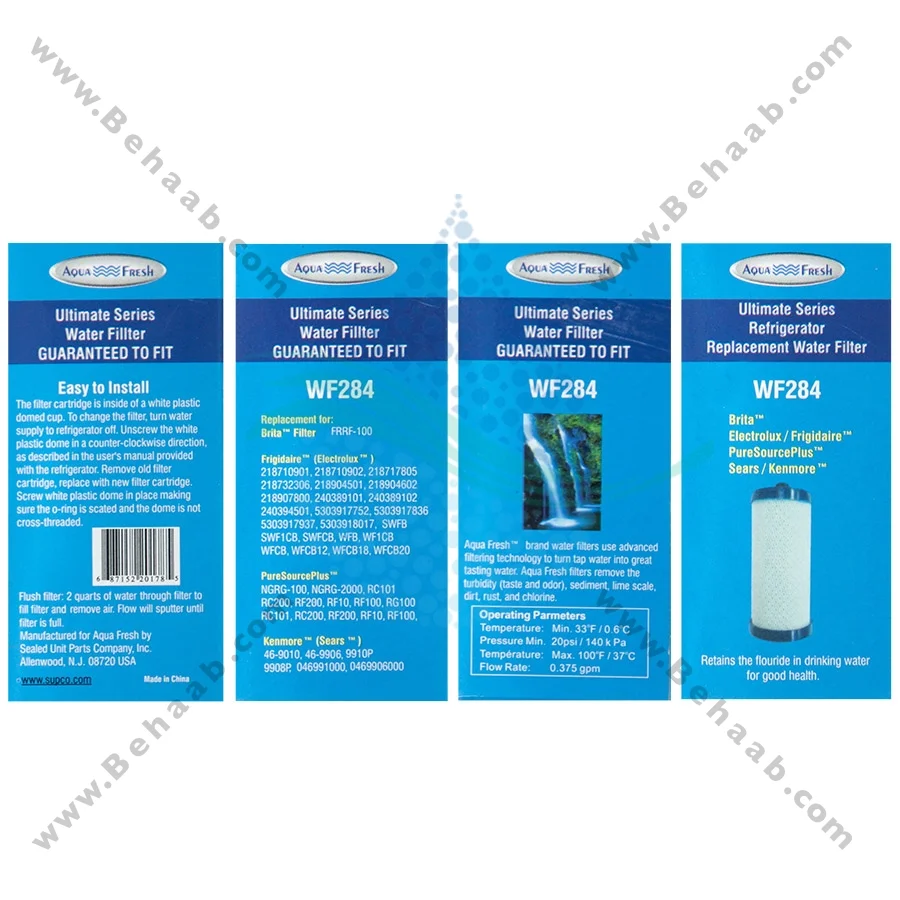 فیلتر ساید فریجیدر و کنمور مدل WF284 - Frigidaire and Kenmore Refrigerator Water Filter