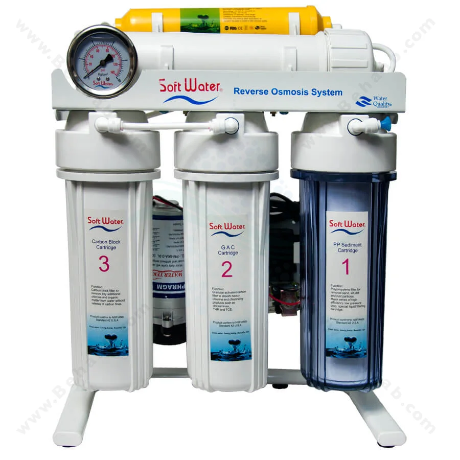 دستگاه تصفیه آب سافت واتر 6 مرحله تایوانی - SoftWater 6Stage RO Water Purification System