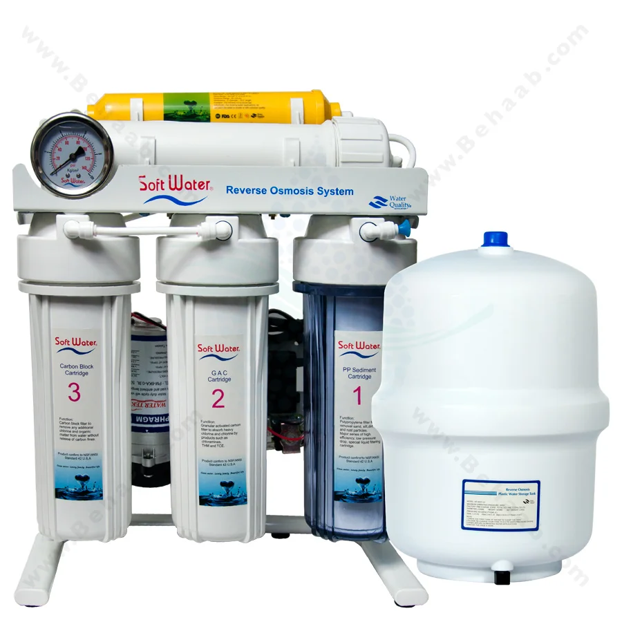 دستگاه تصفیه آب سافت واتر 6 مرحله تایوانی - SoftWater 6Stage RO Water Purification System