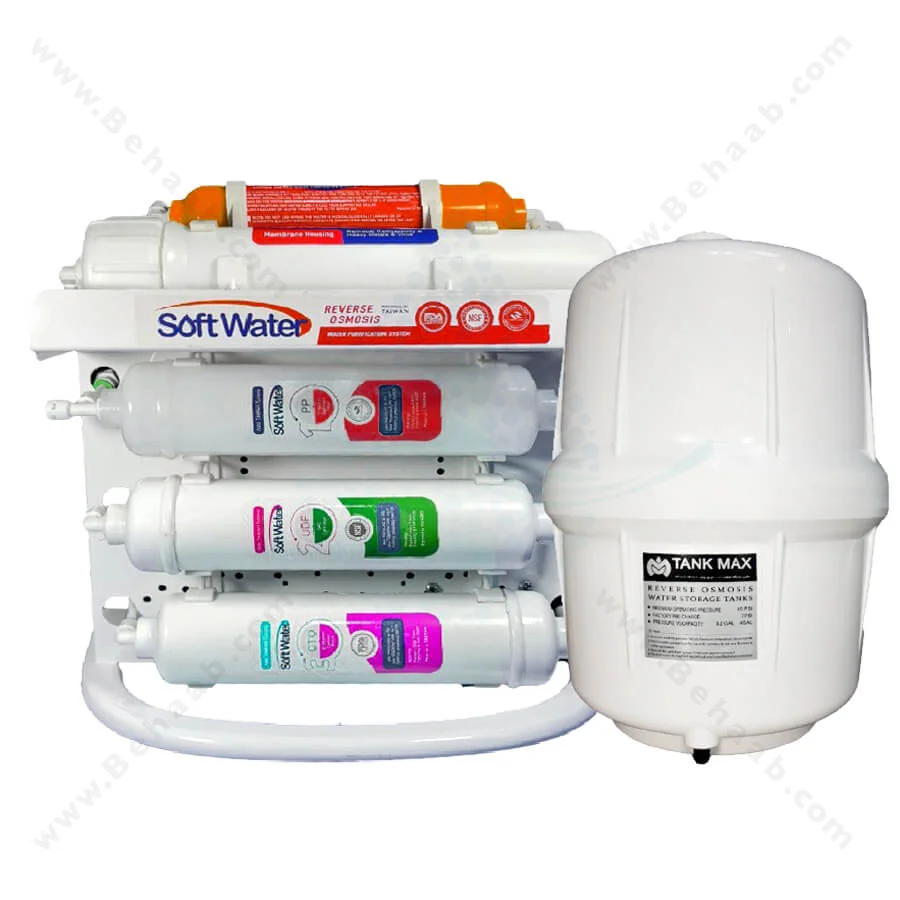 دستگاه تصفیه آب سافت واتر 6 مرحله اینلاین - SoftWater 6Stage RO Water Purification System