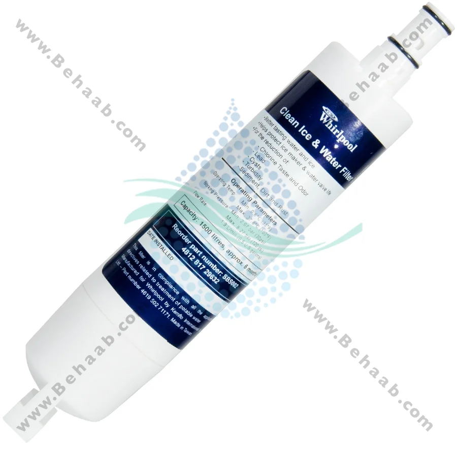 فیلتر ساید ویرپول تک لول مدل SBS002 - Whirlpool Refrigerator Water Filter Model SBS002