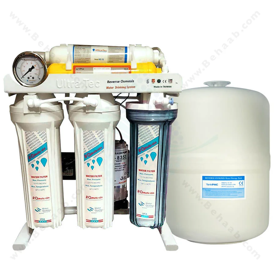 دستگاه تصفیه آب اولتراتک 6 مرحله تایوانی - UltraTec 6-Stage RO Water Purification System