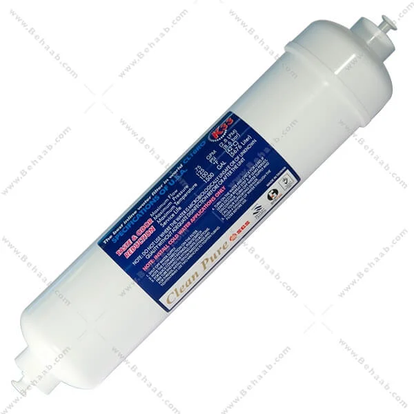 فیلتر کربن پودری خطی کلین پیور K33 تایوانی - Home Granular Inline Activated Carbon _Clean Pure