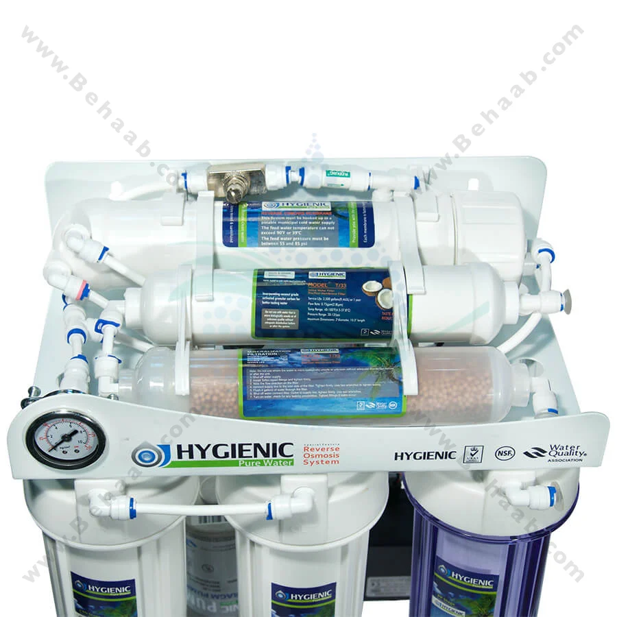 دستگاه تصفیه آب T33 هایژونیک 6 مرحله - HYGIENIC HY-G-T33 6Stage RO Water Purification System