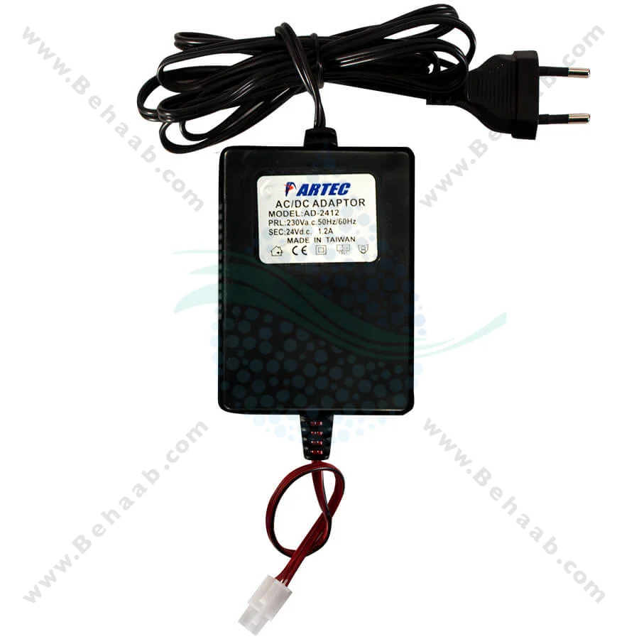 آداپتور تصفیه آب 24 ولت آرتک AD-2412 - RO Water Purifier Adaptor Power Supply 24 V 1.2 A Artec AD-2412