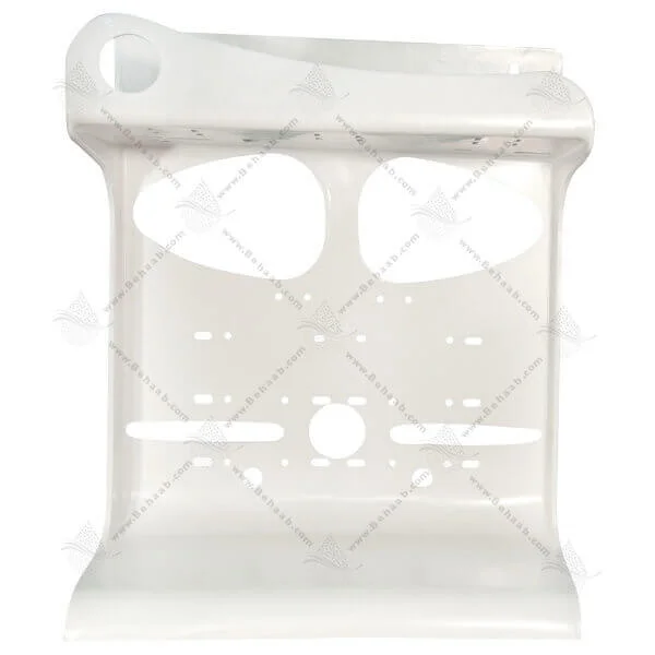 پایه تصفیه آب خانگی پلاستیکی گیج کوچک - Plastic Braket 6 Stage with inside Pressure Gauge