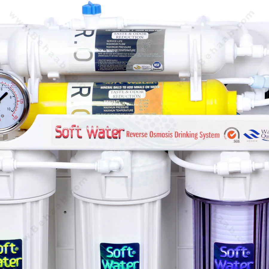 دستگاه تصفیه آب سافت واتر 6 مرحله ایرانی - Soft Water 6Stage RO Water Purification System