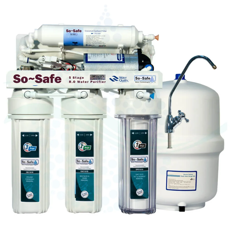 دستگاه تصفیه آب سو سیف 5 مرحله - So Safe 5 Stage Reverse Osmosis Water Purification System