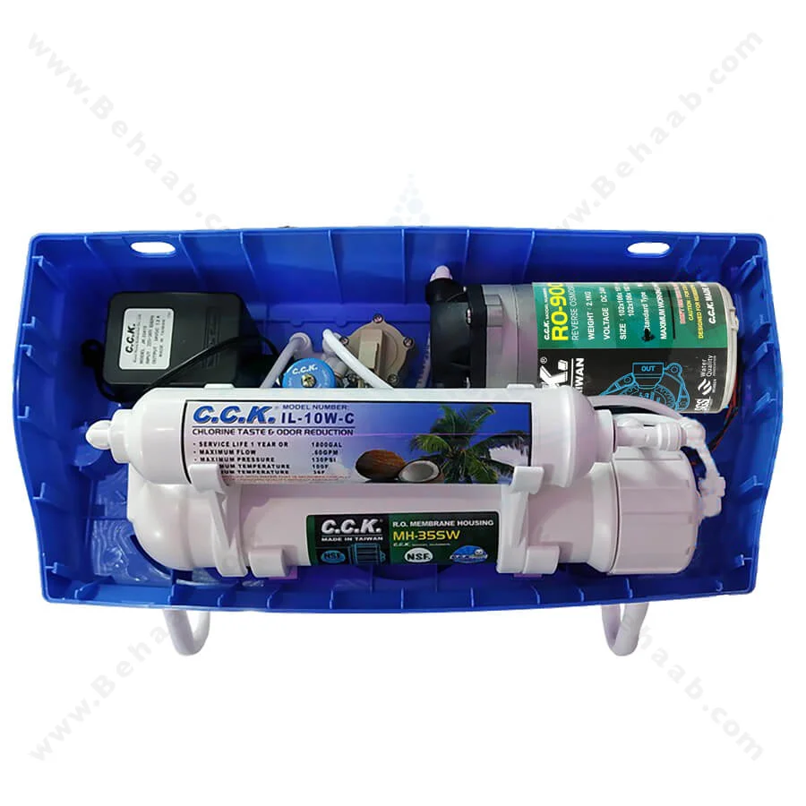 دستگاه تصفیه آب سی سی کا مدل QM86 - CCK QM86 Home Reverse Osmosis System