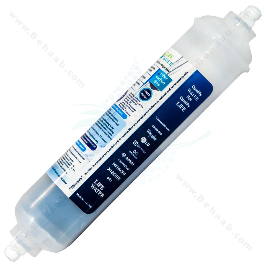 فیلتر بیرون ساید دو مرحله ای لایف واتر مولتی برند - Inline Refrigerator Water Filters LifeWater