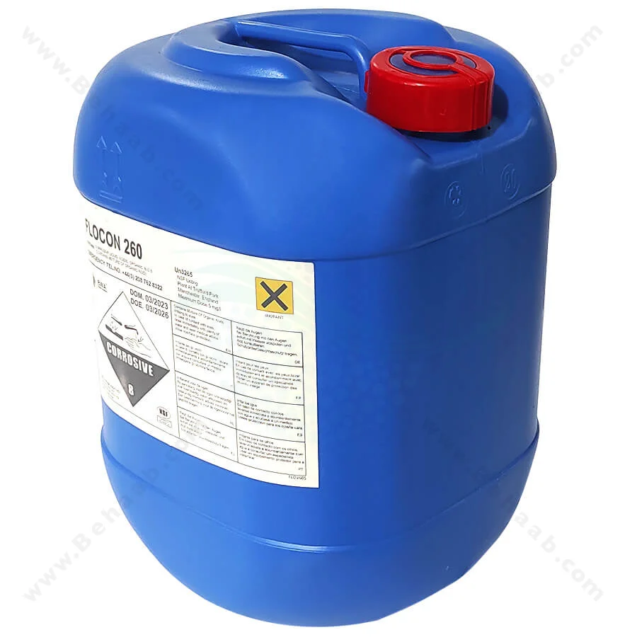 آنتی اسکالانت فلوکن مدل 260 - 25 کیلوگرمی - BWA Flocon 260 Antiscalant 25 kg