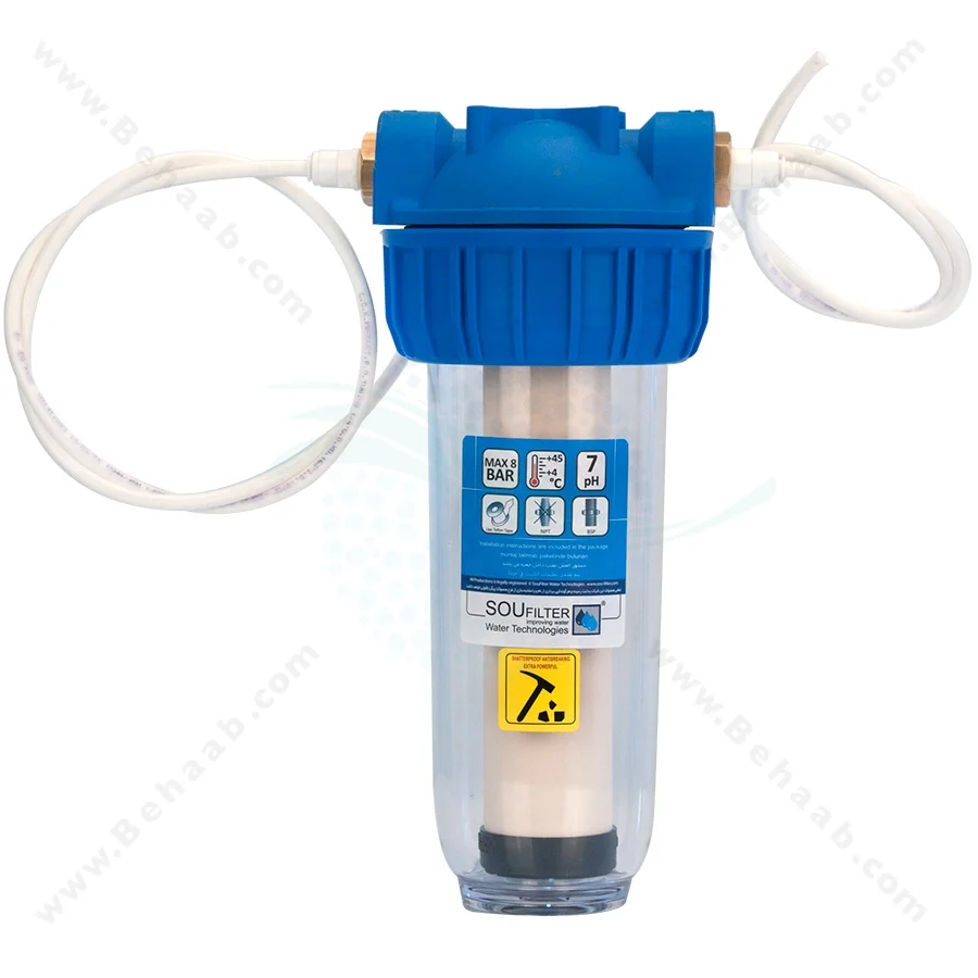 رسوب گیر کولر آبی با فیلتر سرامیک و پلی فسفات 10 اینچ - Anti Scaling Swamp Water Filter Cooler with Ceramic and Polyphosphate 10 Inch