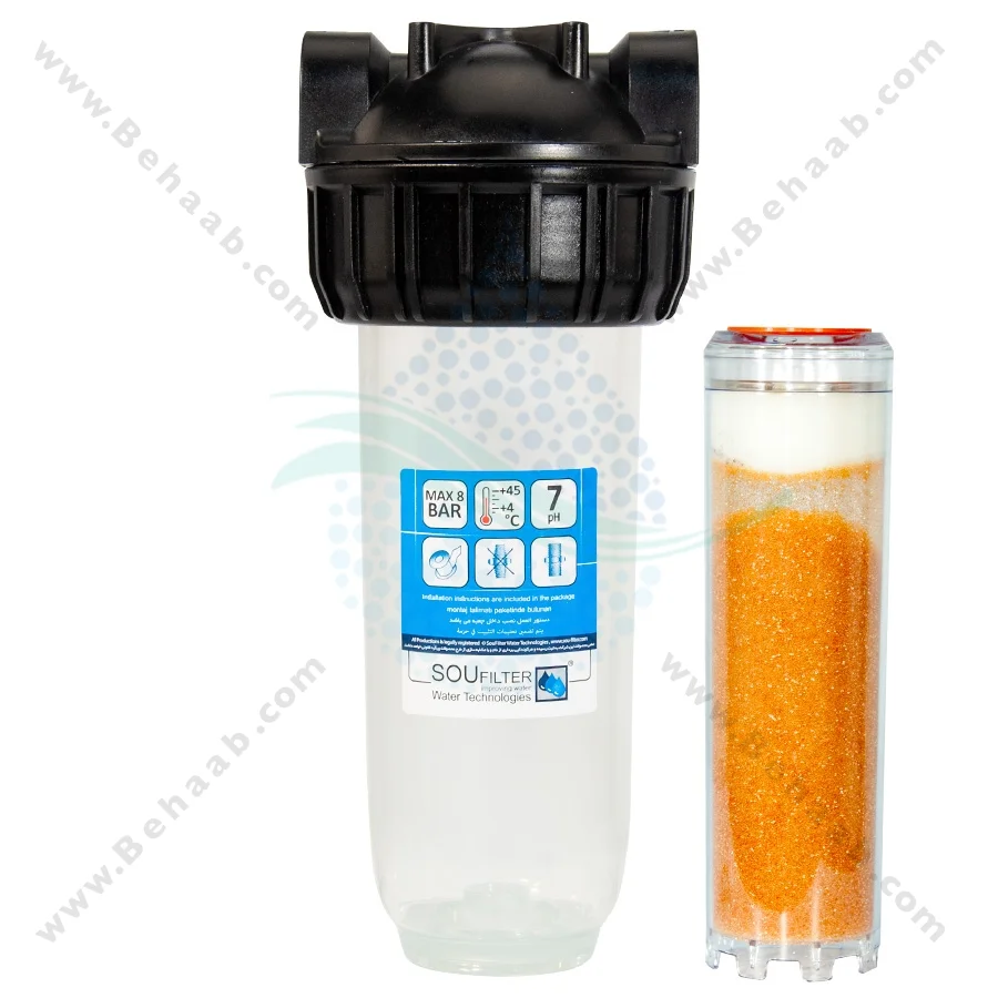رسوب گیر کولر آبی با فیلتر رزین 10 اینچ - Anti Scaling Swamp Water Filter cooler with Resin 10 inch
