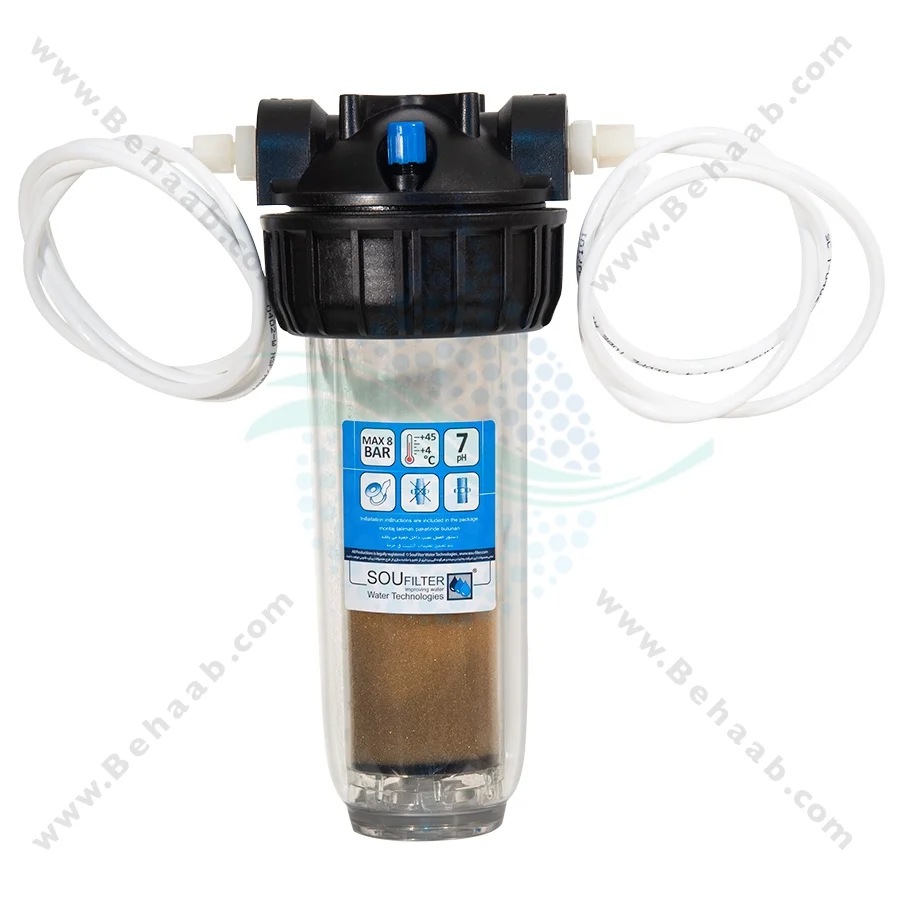 رسوب گیر کولر آبی با فیلتر رزین 10 اینچ - Anti Scaling Swamp Water Filter cooler with Resin 10 inch