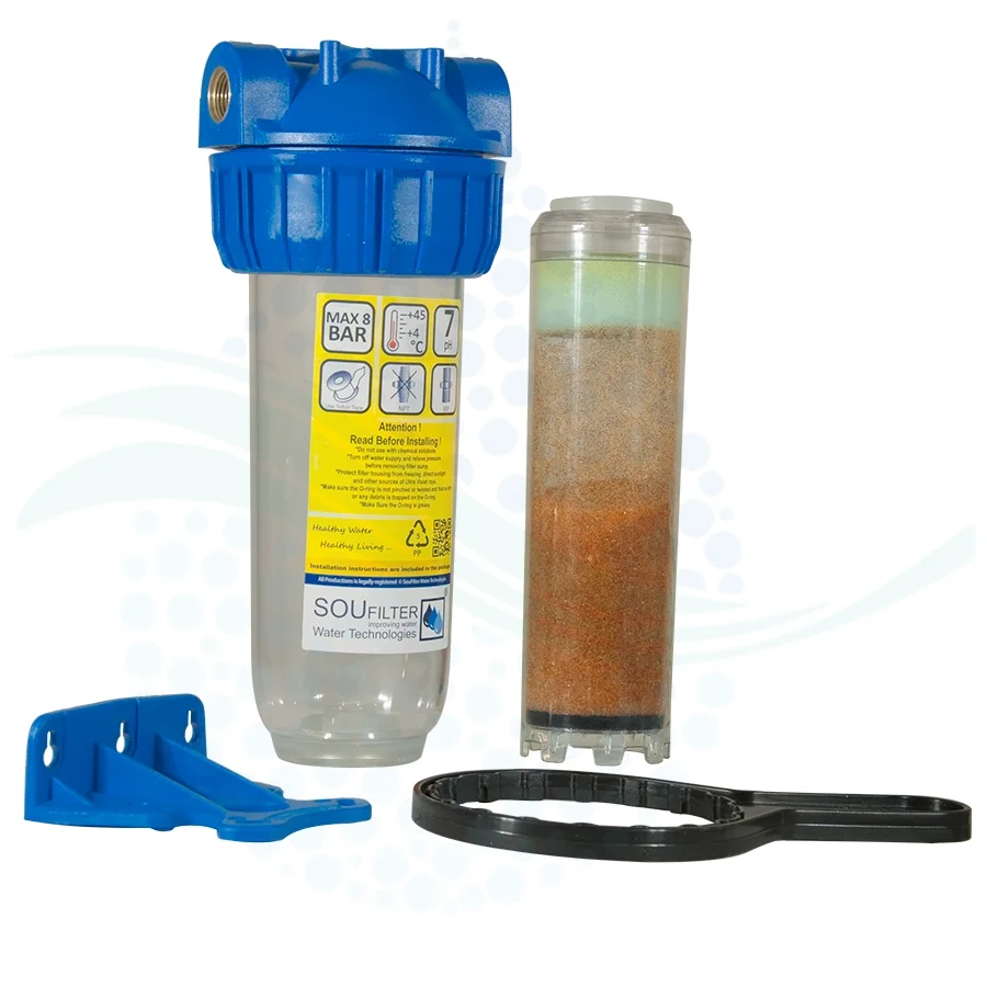 رسوب گیر کولر آبی با فیلتر رزین 10 اینچ - Anti Scaling Swamp Water Filter cooler with Resin 10 inch