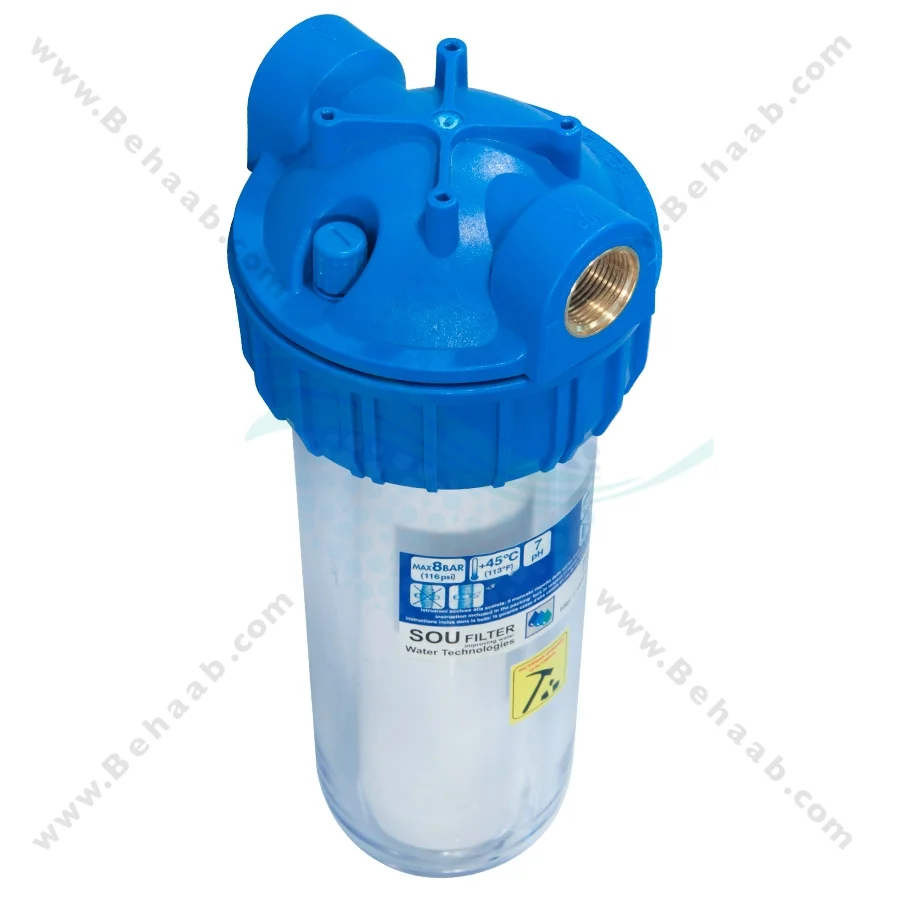 پیش تصفیه آب با فیلتر الیافی 10 اینچ - Whole House Water Filtration System with PP Water Filter
